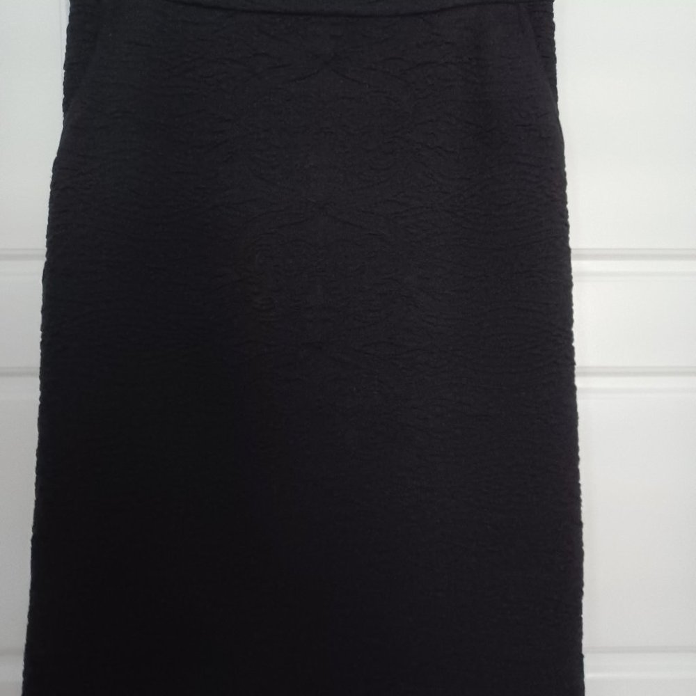 St. John knit jacquard brocade skirt